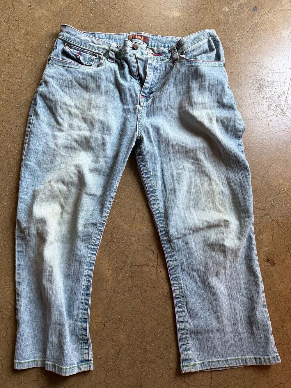 l.e.i. Vintage Y2K Light Wash Plus Size Denim Jeans